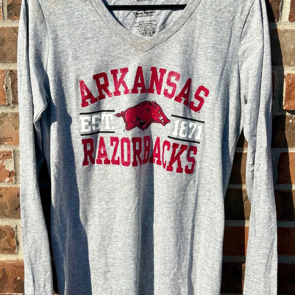 Women's Arkansas Razorbacks Comfort ColorsSweatshirt